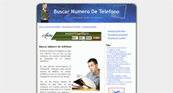 Desktop Screenshot of buscarnumerodetelefono.net