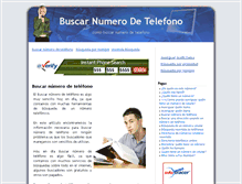 Tablet Screenshot of buscarnumerodetelefono.net